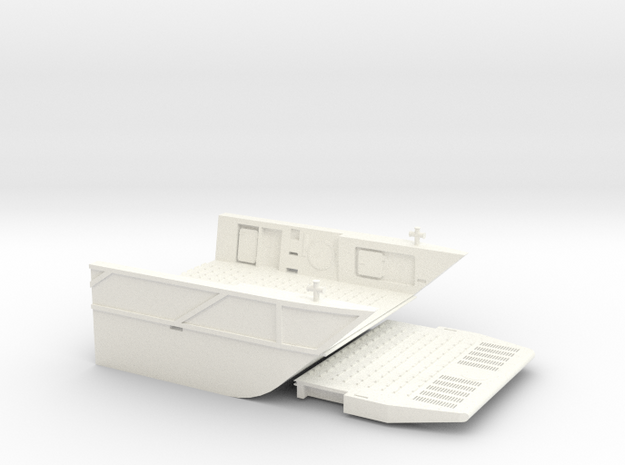 LCM-1E-H0-2-PIEZAS in White Processed Versatile Plastic