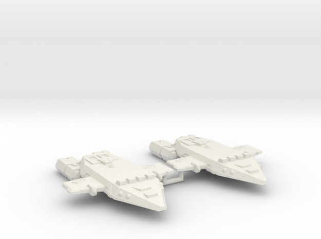 3788 Scale Orion Light Cruisers (2) CVN in White Natural Versatile Plastic