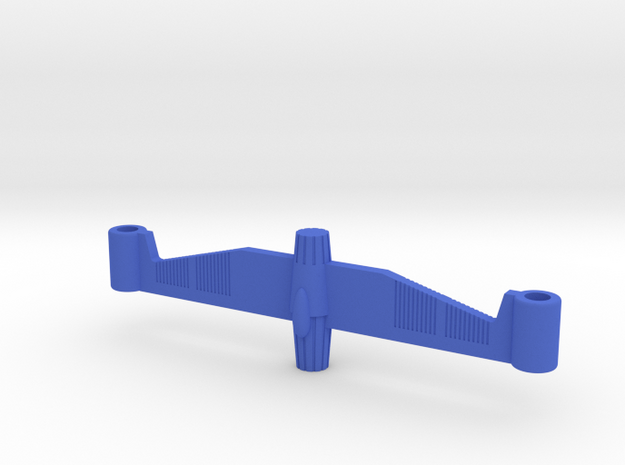 Stratastation Twin Connector in Blue Processed Versatile Plastic