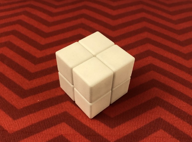 Sonneveld's 4-Piece Cube (all pieces) in White Natural Versatile Plastic