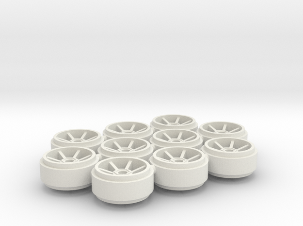 SCX_Porsche_200 in White Natural Versatile Plastic