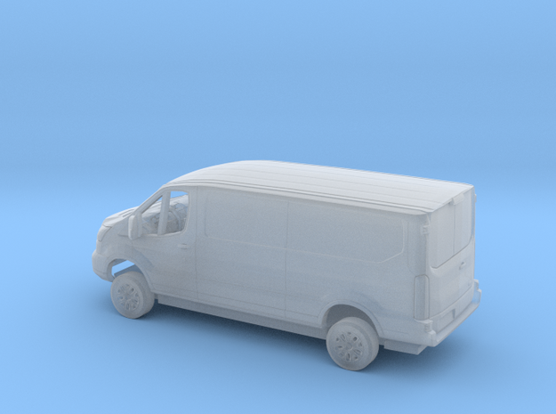 1/87 2018 Ford Transit Flat Delivery Kit in Tan Fine Detail Plastic