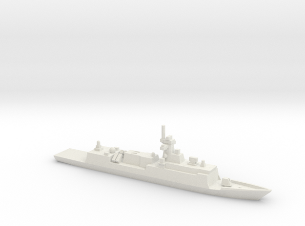 Incheon-class Frigate, 1/2400 in White Natural Versatile Plastic