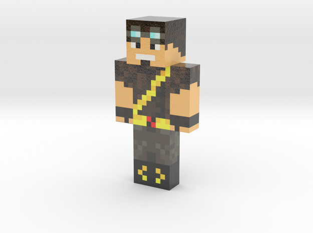 64x64 | Minecraft toy in Glossy Full Color Sandstone