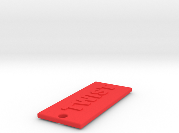 TWISTWASTE in Red Processed Versatile Plastic