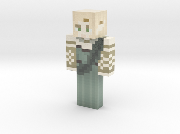 REGAL GAL | Minecraft toy in Glossy Full Color Sandstone
