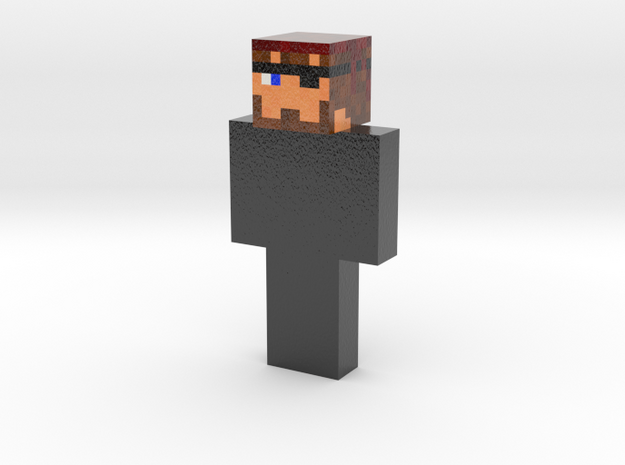 Captain_Redstone | Minecraft toy in Glossy Full Color Sandstone