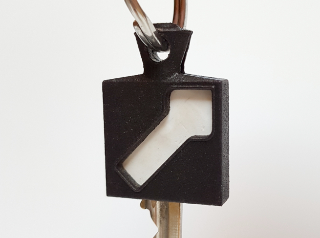 Weichenlaternen-Schlüsselkappe Wn2 in Black Natural Versatile Plastic