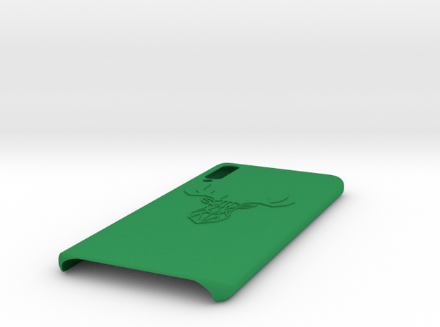 Samsung A50 Deer Trophy Case  in Green Processed Versatile Plastic