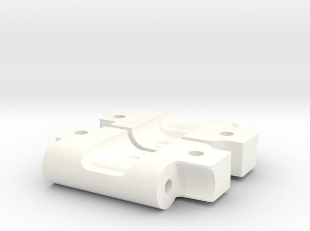 NIX73282 RPM Bandit Arm Mounts for RC10 (3-2) in White Processed Versatile Plastic