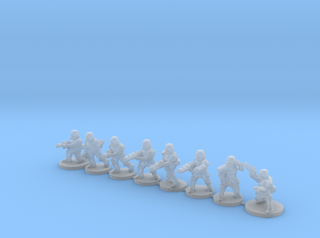15mm Knights Commanders in Smooth Fine Detail Plastic