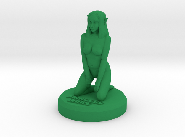 Elf Princess Shaye Nude in Green Processed Versatile Plastic