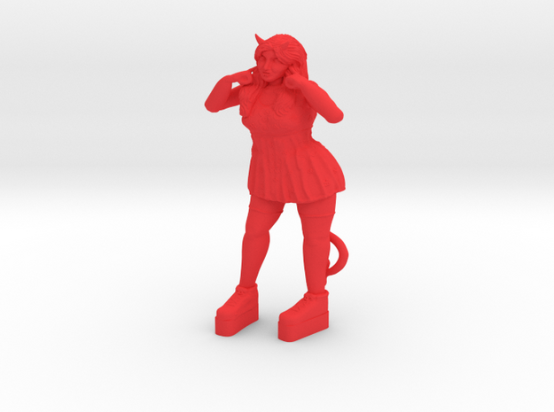 Princess Shaye BabyDoll Devil Mini No Base in Red Processed Versatile Plastic