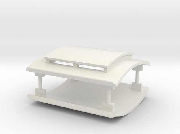 LBSCR (I 3) Roof Set in White Natural Versatile Plastic
