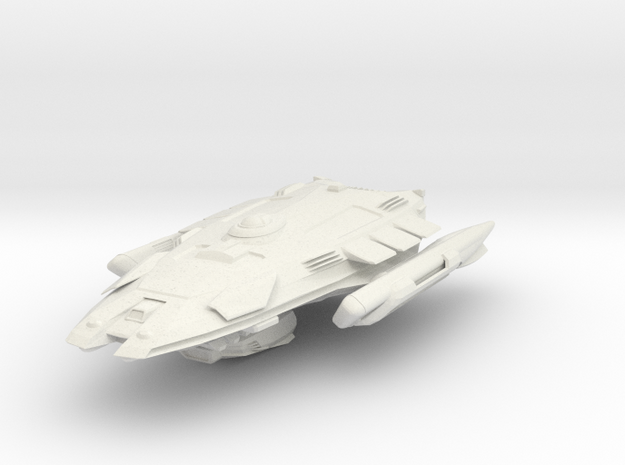 Federation Balaur Class Science/Scout ship in White Natural Versatile Plastic
