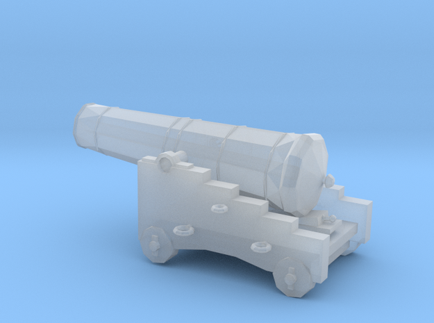 1/96 Scale 24 Pounder Naval Gun in Smooth Fine Detail Plastic