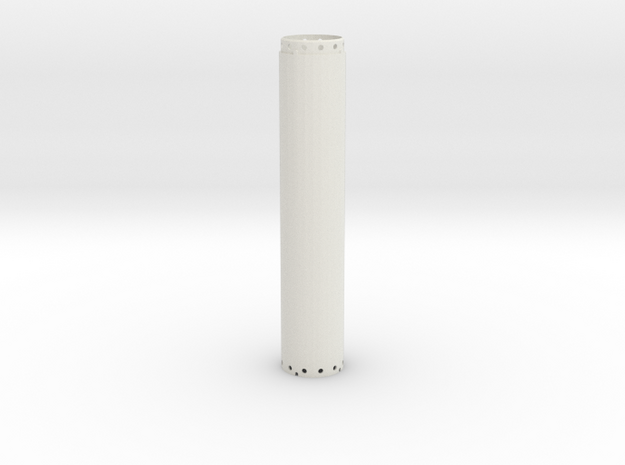 Casing joint 1200mm, lenght 6,00m in White Natural Versatile Plastic