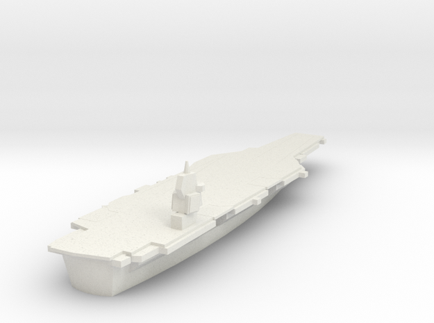 1/1800 Scale  Chinese Type 004 Aircraft Carrier in White Natural Versatile Plastic