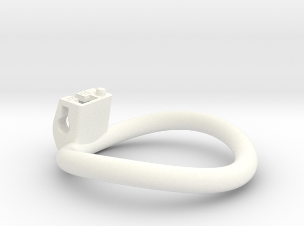 Cherry Keeper Ring - 55mm -12° in White Processed Versatile Plastic