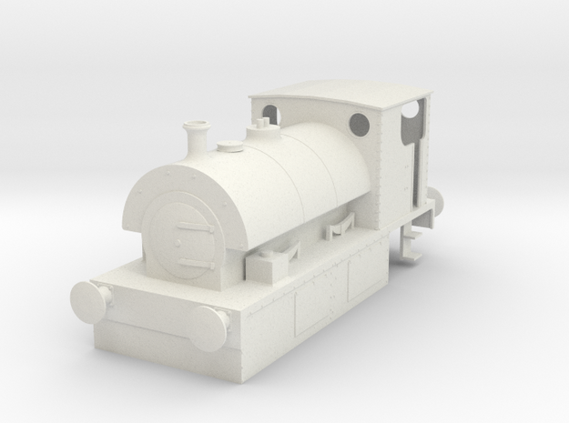 b-32-guinness-hudswell-clarke-steam-loco in White Natural Versatile Plastic