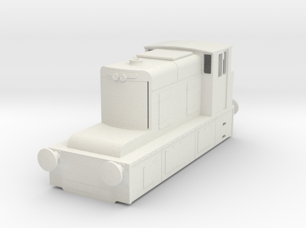 b-97-guinness-hudswell-clarke-diesel-loco in White Natural Versatile Plastic