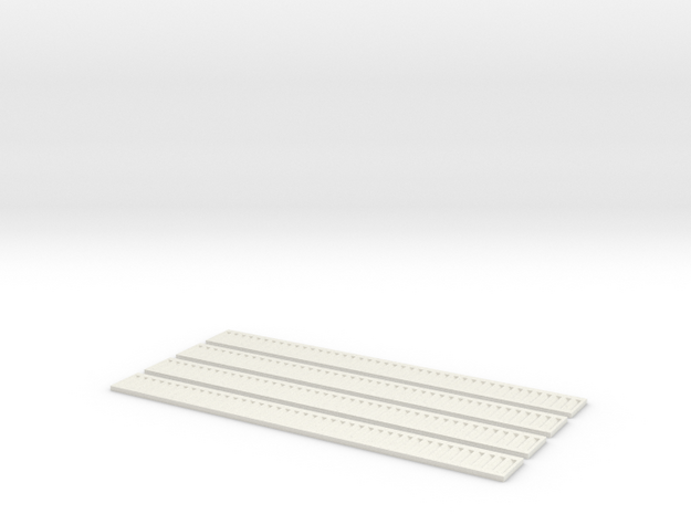 Bretterwand Boardswall 4 x 15 (4 x) in White Natural Versatile Plastic