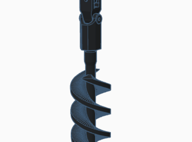 1:50 Auger Kit for Bobcat E35  in Tan Fine Detail Plastic