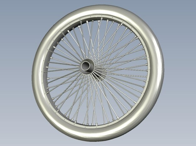 1/16 scale Sopwith Camel biplane wire wheels x 2 in Tan Fine Detail Plastic