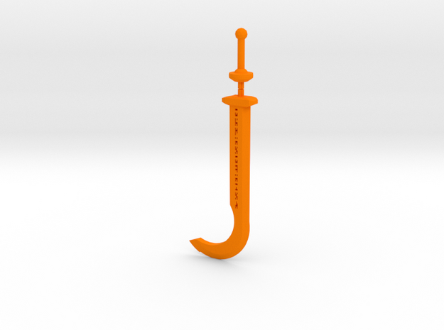 Umeri Blade in Orange Processed Versatile Plastic