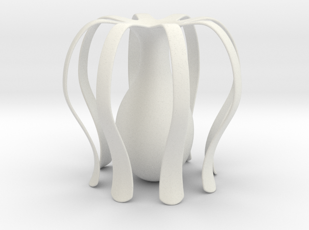 Vase 1130 in White Natural Versatile Plastic