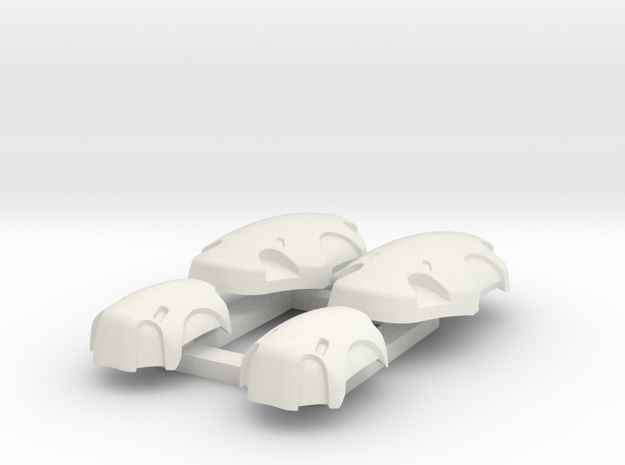 PADS MGS1 1:6 scale in White Natural Versatile Plastic