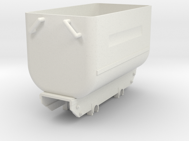 O&K Mine tub (B) in White Natural Versatile Plastic: 1:35