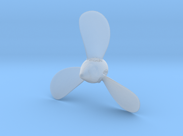 Titanic - Starboard 3-Bladed Propeller - Scale 1:1 in Smoothest Fine Detail Plastic