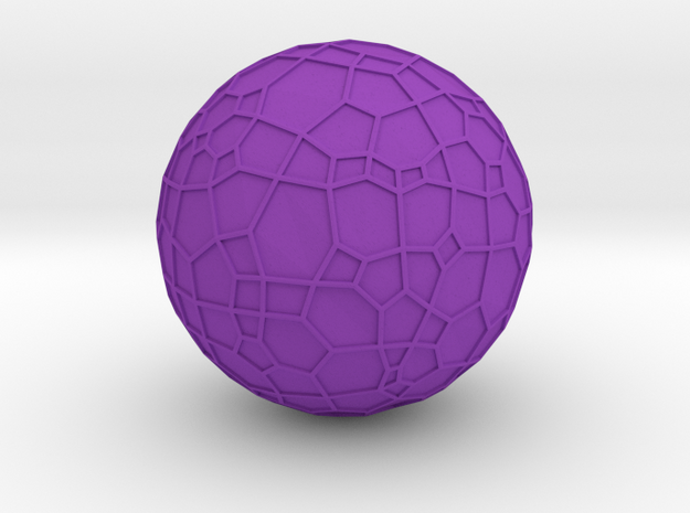 sphere in Purple Processed Versatile Plastic