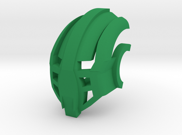Great Mask of Inertia (for Bionicle) in Green Processed Versatile Plastic