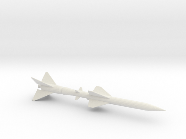 1/96 Scale  SA-2F Anti-Aircraft Missile in White Natural Versatile Plastic