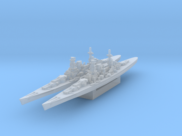Kronshtadt 380mm guns CA-length (Axis & Allies) in Smooth Fine Detail Plastic