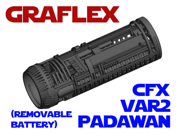 Graflex Padawan Var2 - CFX in White Natural Versatile Plastic
