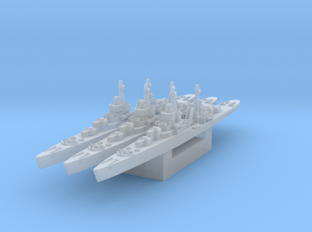 Soviet light cruiser MLK-16-130 1/3000 in Tan Fine Detail Plastic