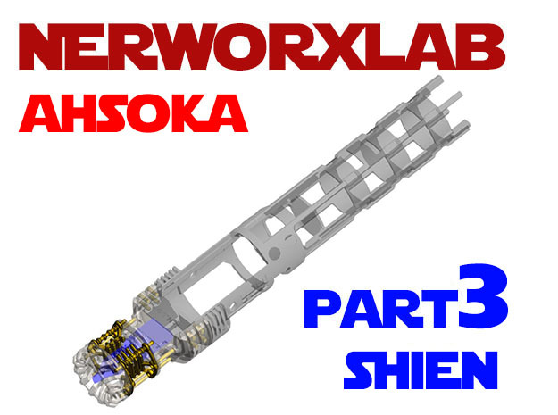NWL Ahsoka - Shien Chassis Part3 in White Natural Versatile Plastic