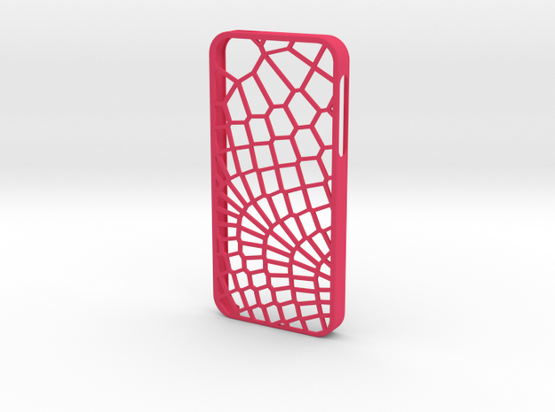 iPhone 5/5s Reptile Case in Pink Processed Versatile Plastic