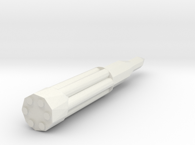 1/1000 Scale Saturn Rocket SA-1 in White Natural Versatile Plastic