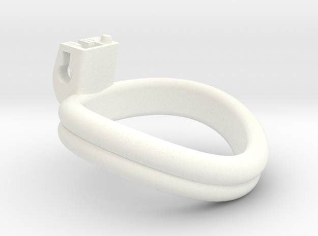 Cherry Keeper Ring - 53mm Double +3° in White Processed Versatile Plastic