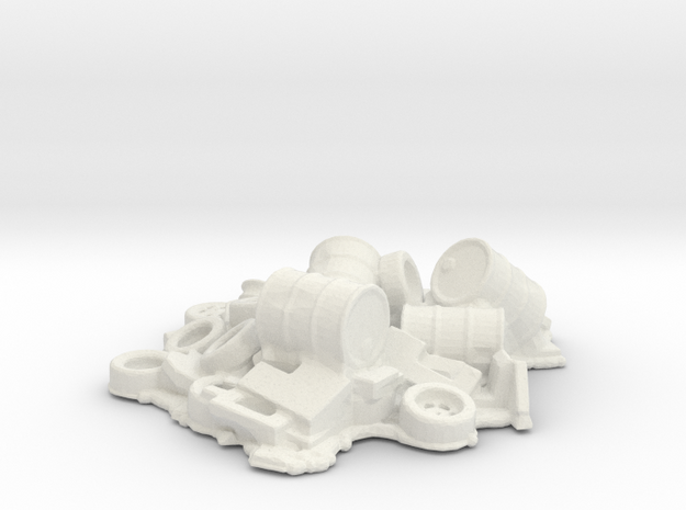 Scrap Junk Pile 1/144 in White Natural Versatile Plastic