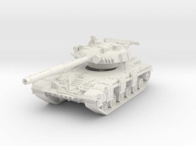 T-64 A (late) 1/72 in White Natural Versatile Plastic