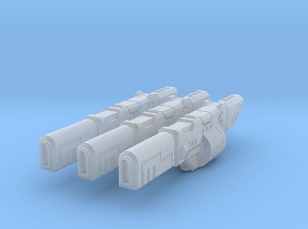 High Yield Ion Rifles x3 in Smooth Fine Detail Plastic