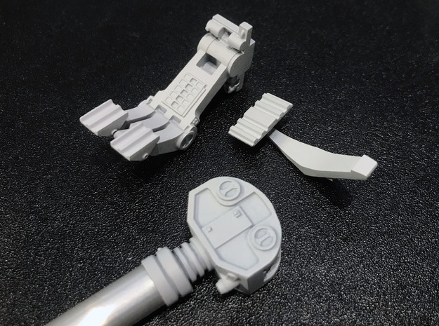 Moebius EVA Pod Arms, Version 2F in Smooth Fine Detail Plastic