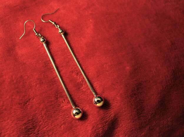 Gretta Earrings in Rhodium Plated Brass
