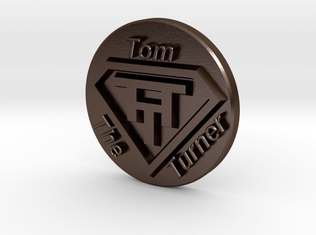 V3 Stamp TTT in Polished Bronze Steel