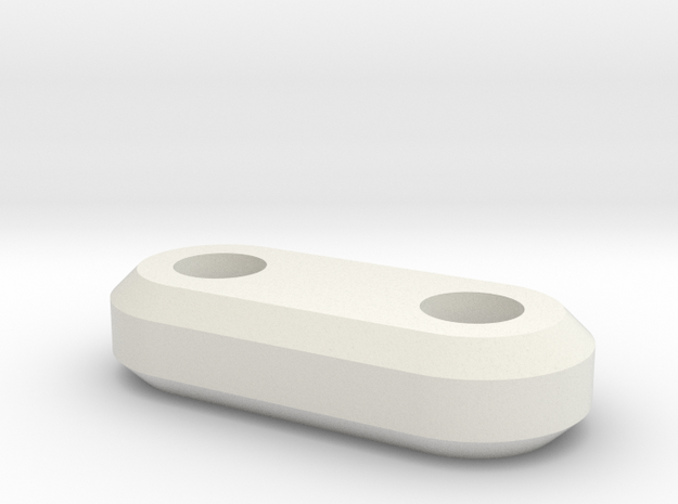 4mm spacer in White Natural Versatile Plastic